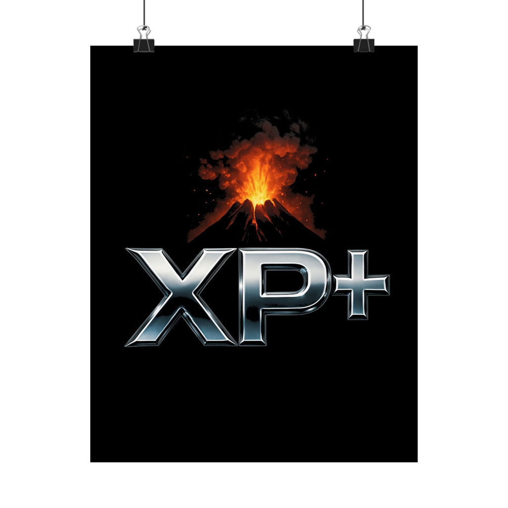 XP+ Volcano Satin Poster —