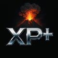XP+ Volcano Logo Cozy Throw